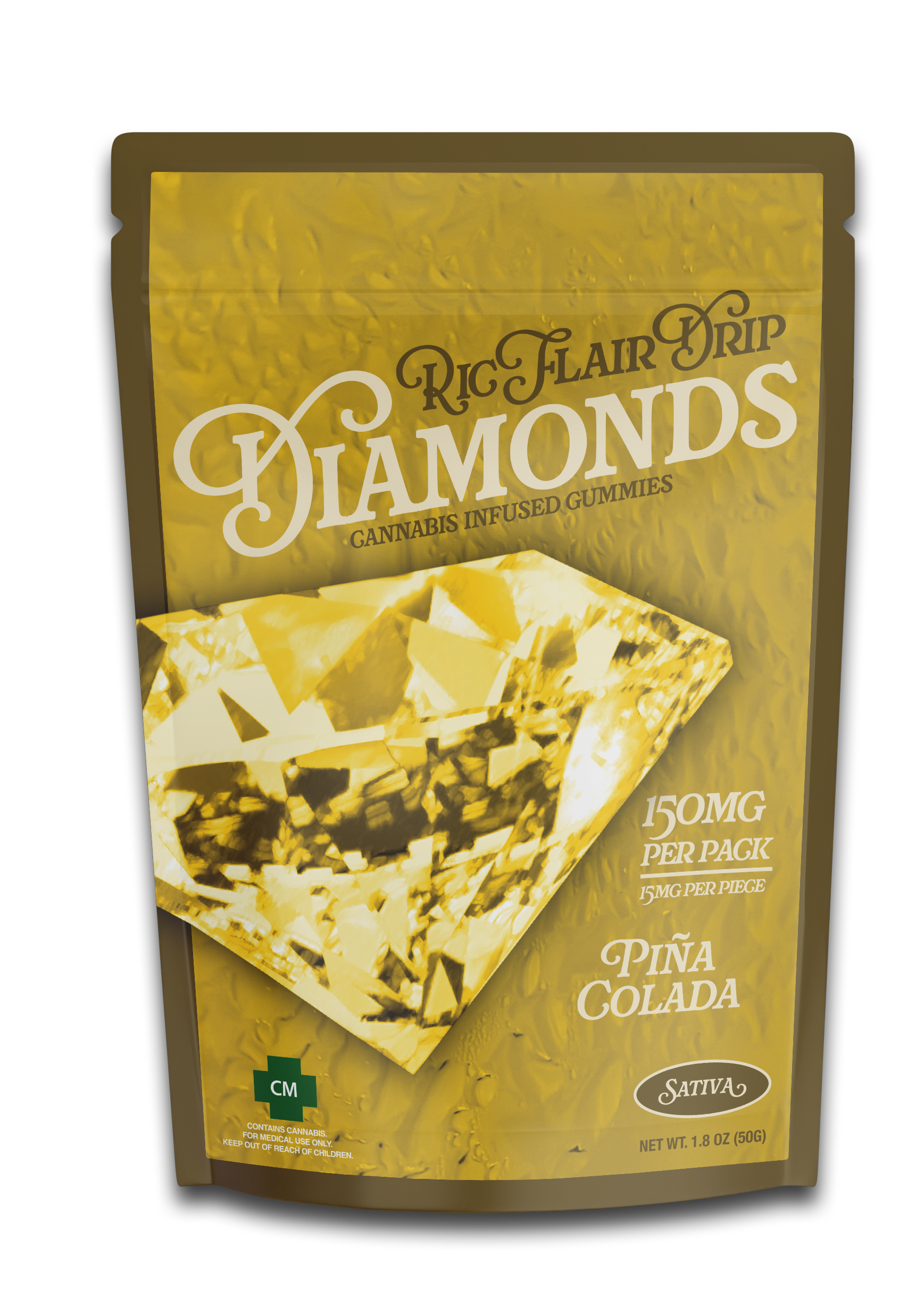 Ric Flair Diamond Gummies - Piña Colada